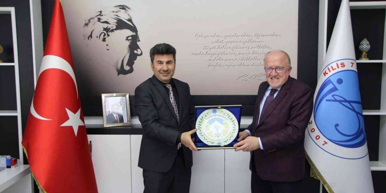 Rektör Aydın ile rektör Karacoşkun bir araya geldi