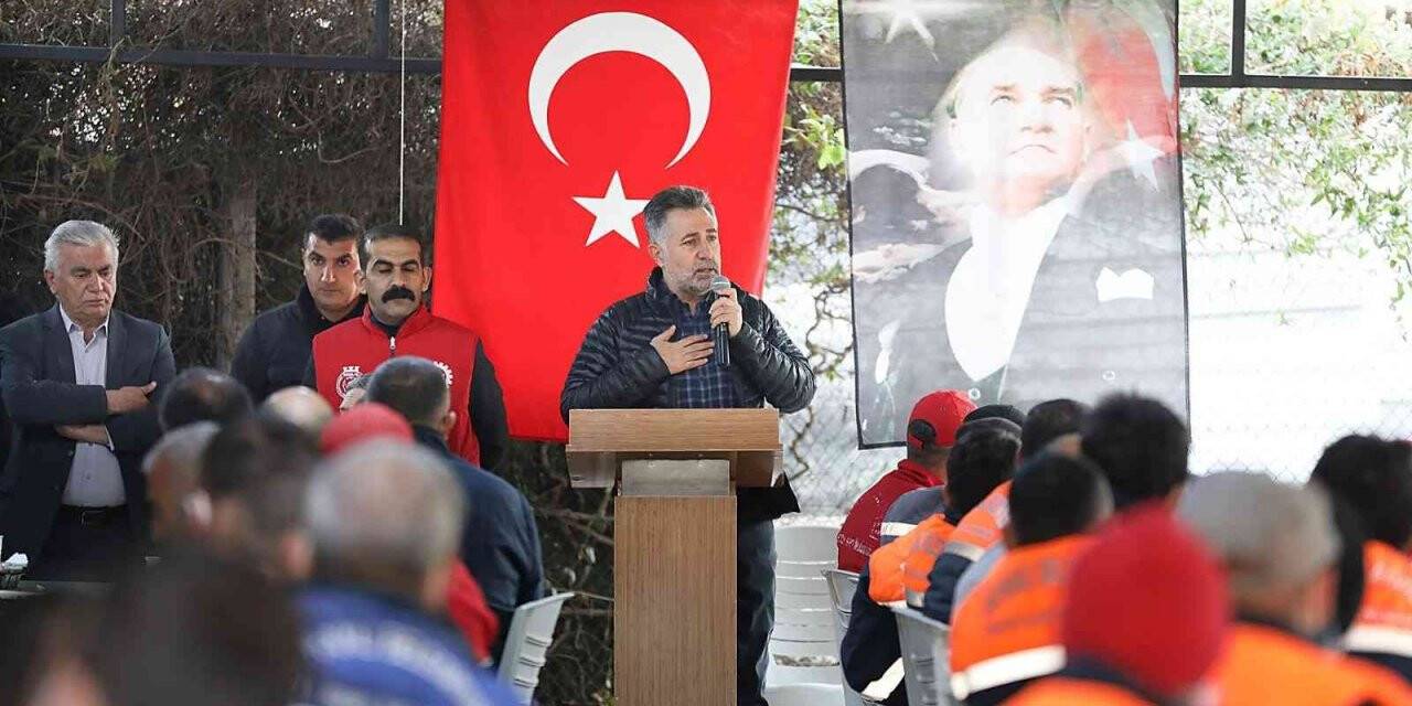 Başkan Sandal’dan işçilere: “Biz bir aileyiz"