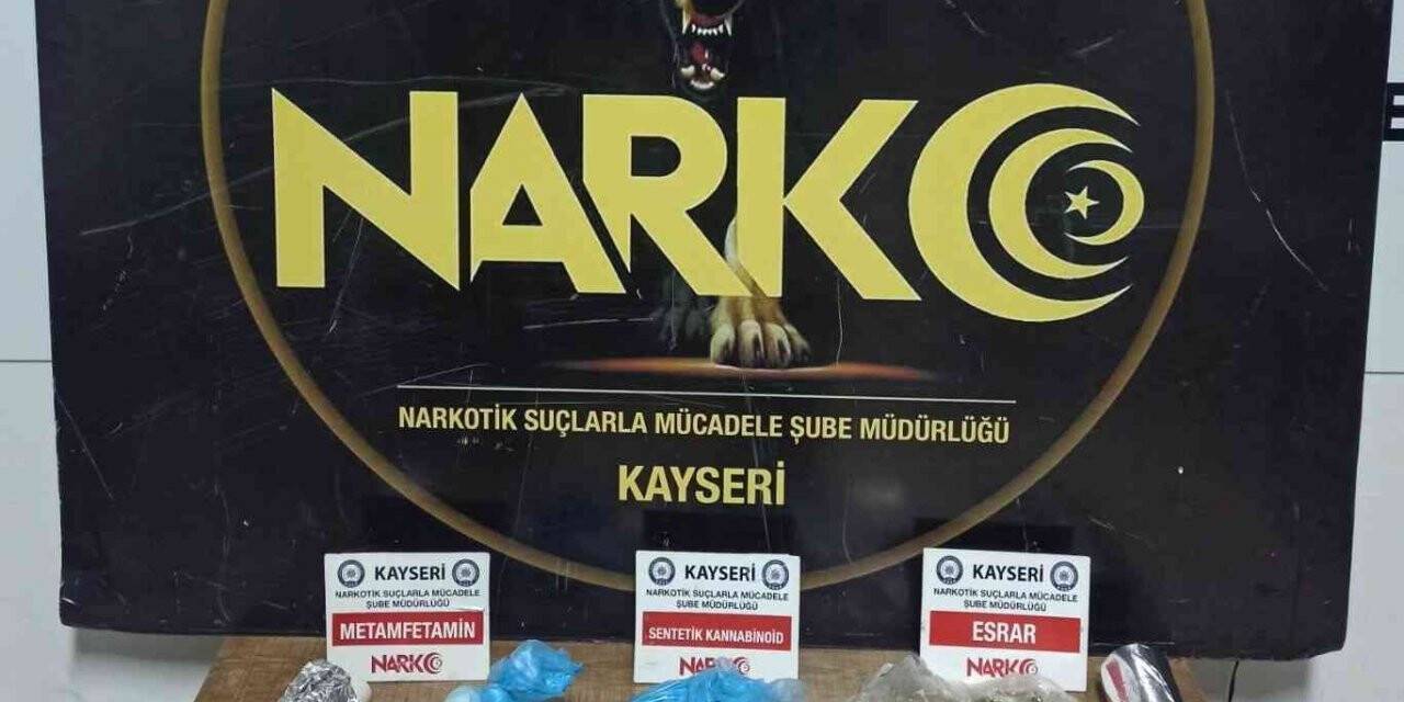 Kayseri’de 3 adrese uyuşturucu operasyonu: 2 gözaltı