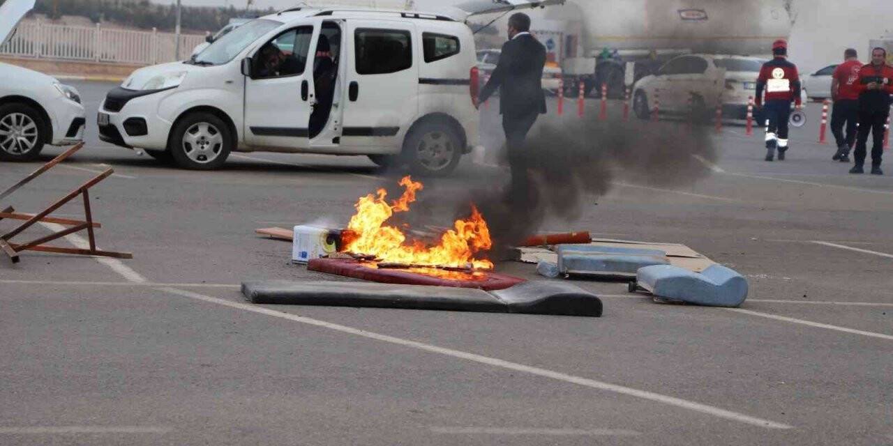 Hastanede gerçeği aratmayan tatbikat