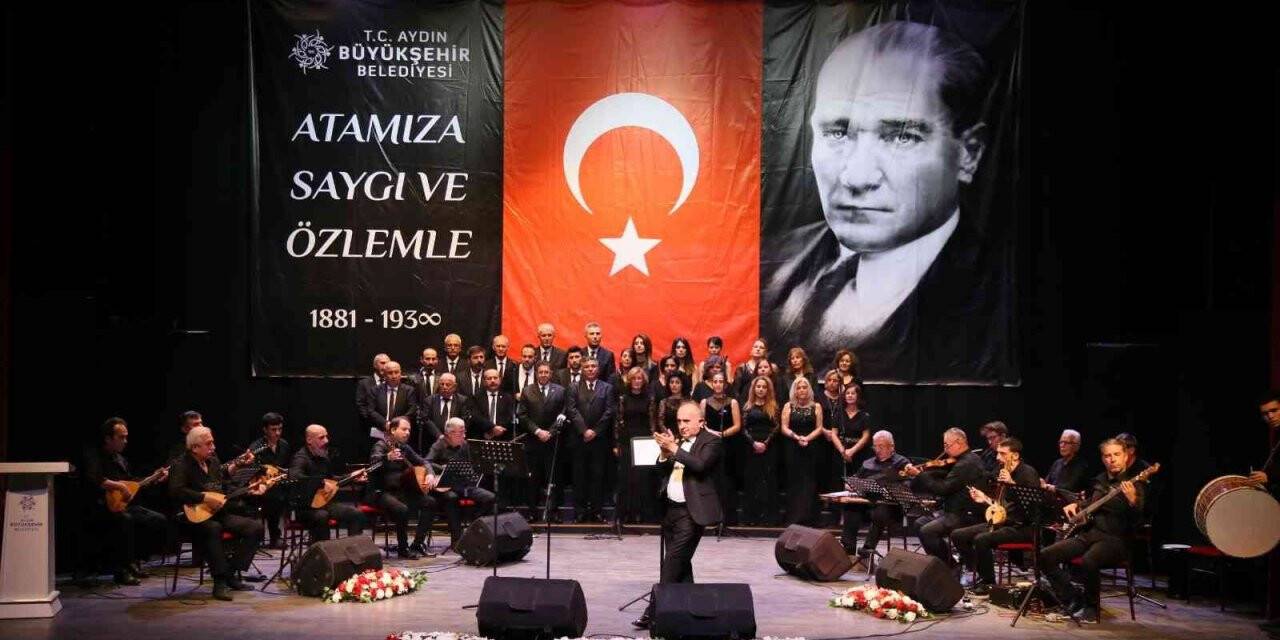 Büyükşehirin Türk Halk Müziği Korosu Atatürk’ü türkülerle andı