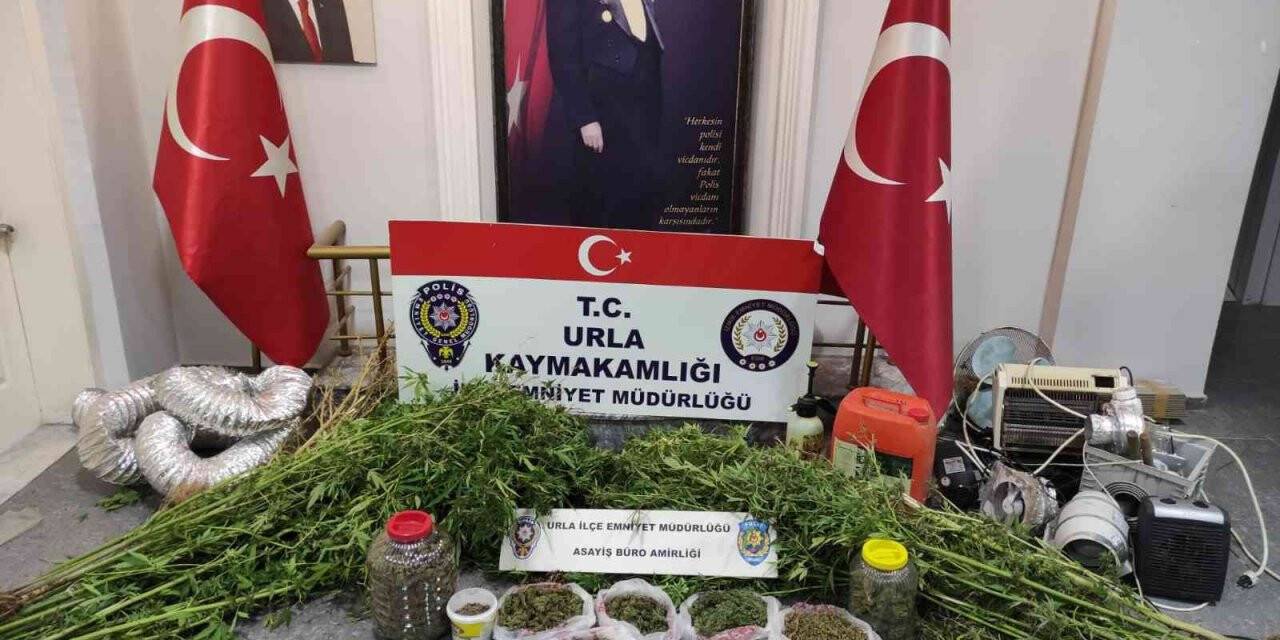 Evini uyuşturucu imalathanesine çevirmiş