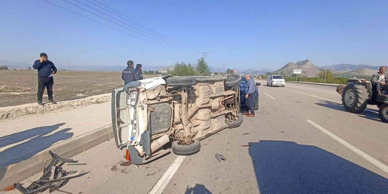 Adana’da zincirleme kaza: 1 yaralı