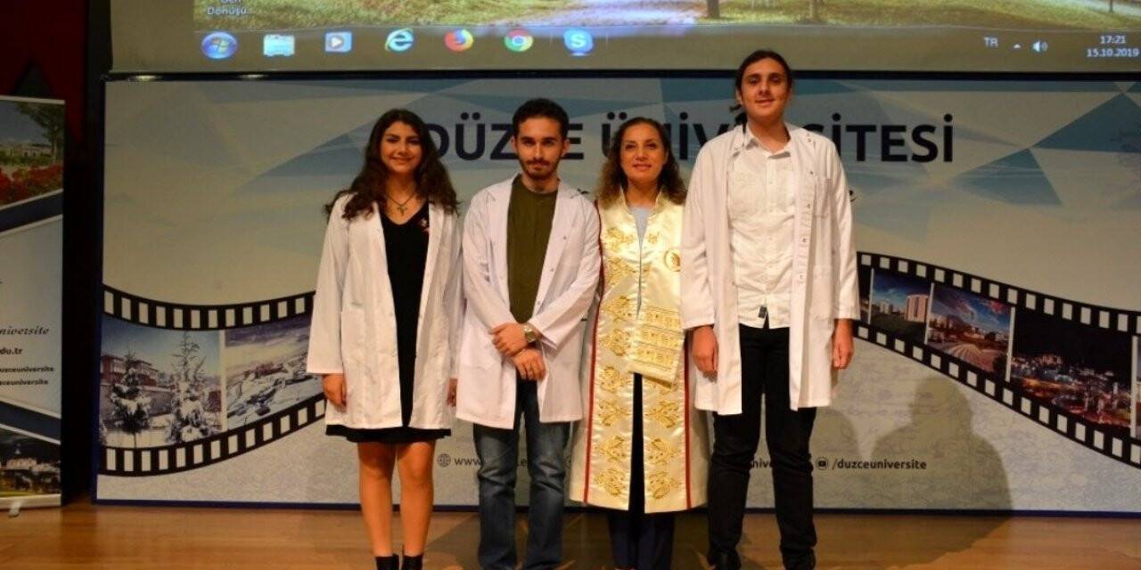 200 doktor adayı önlük giyecek