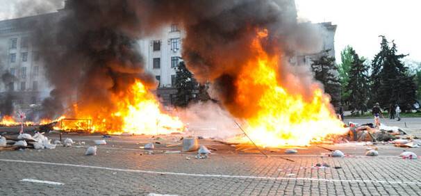 Odessa alev alev: 42 ölü