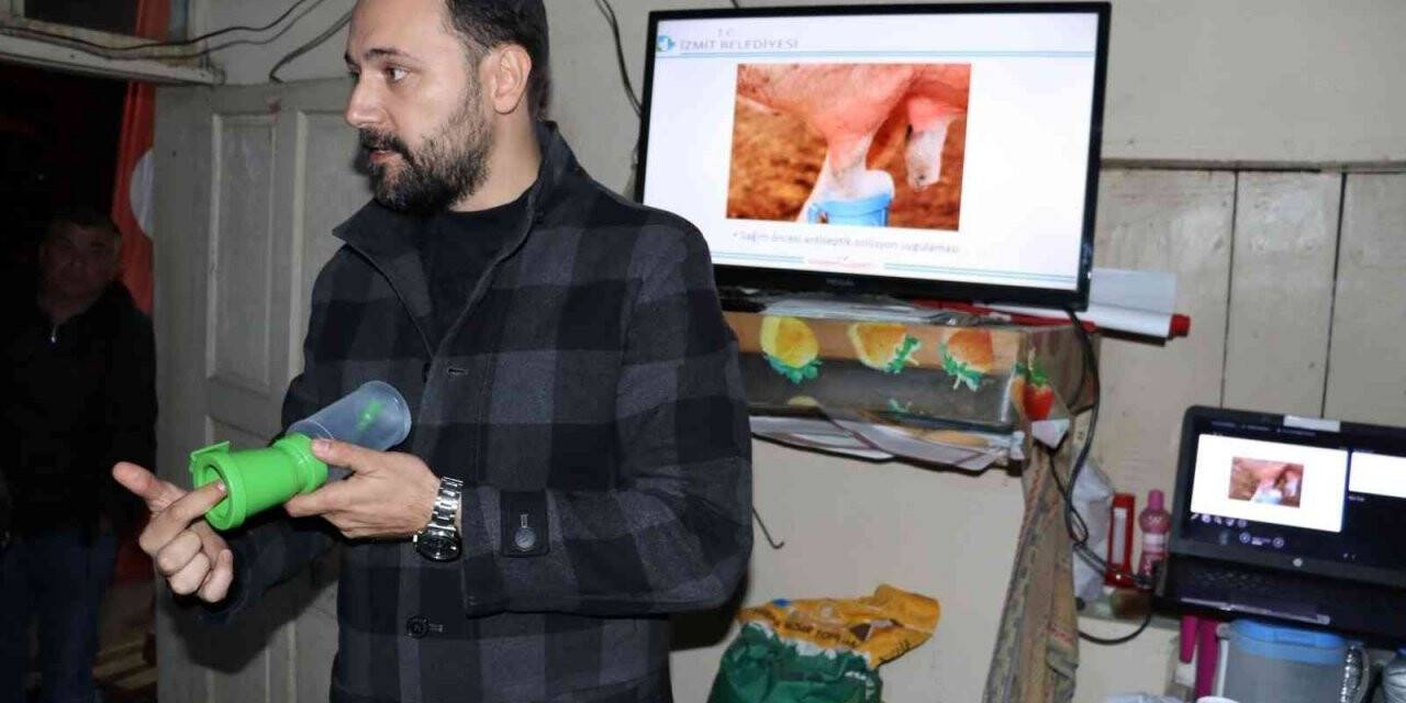 Üreticilere sütün hijyeni ve kalitesi eğitimi verildi
