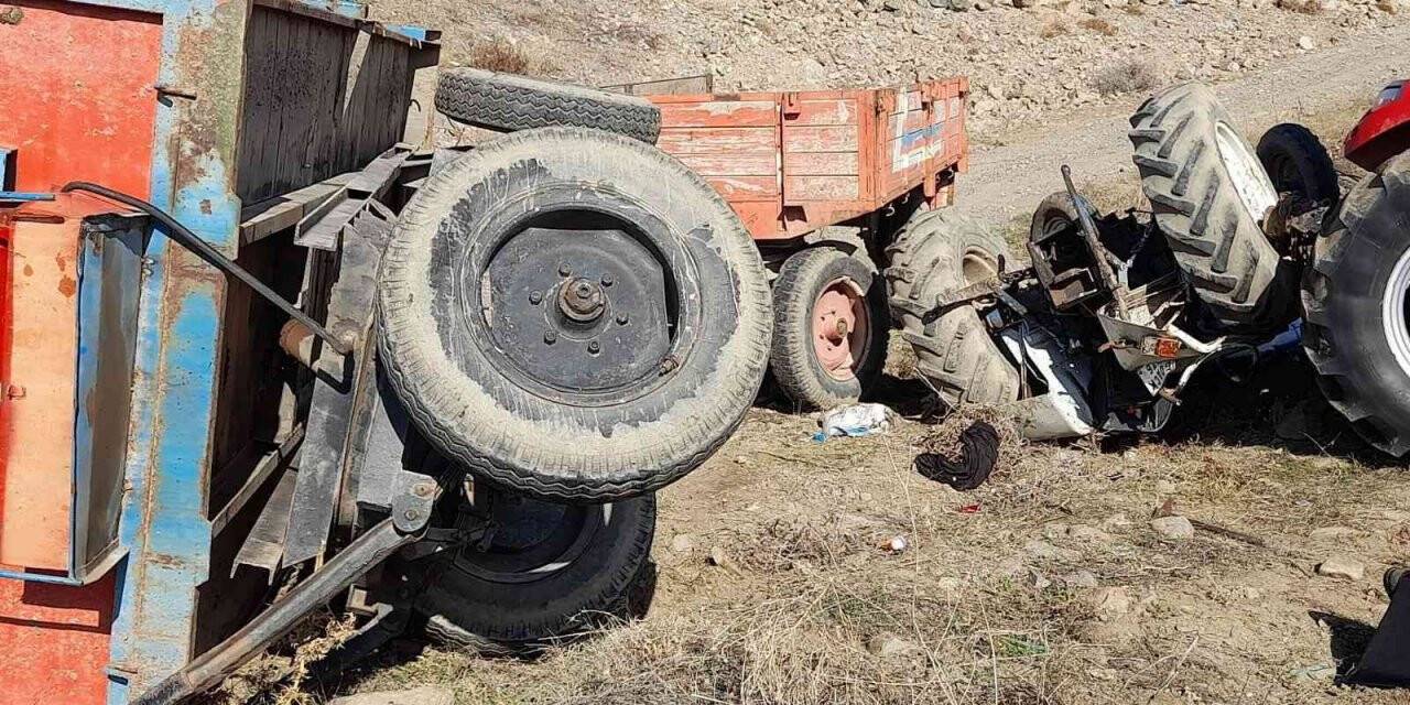 Devrilen traktörün altında kalarak hayatını kaybetti