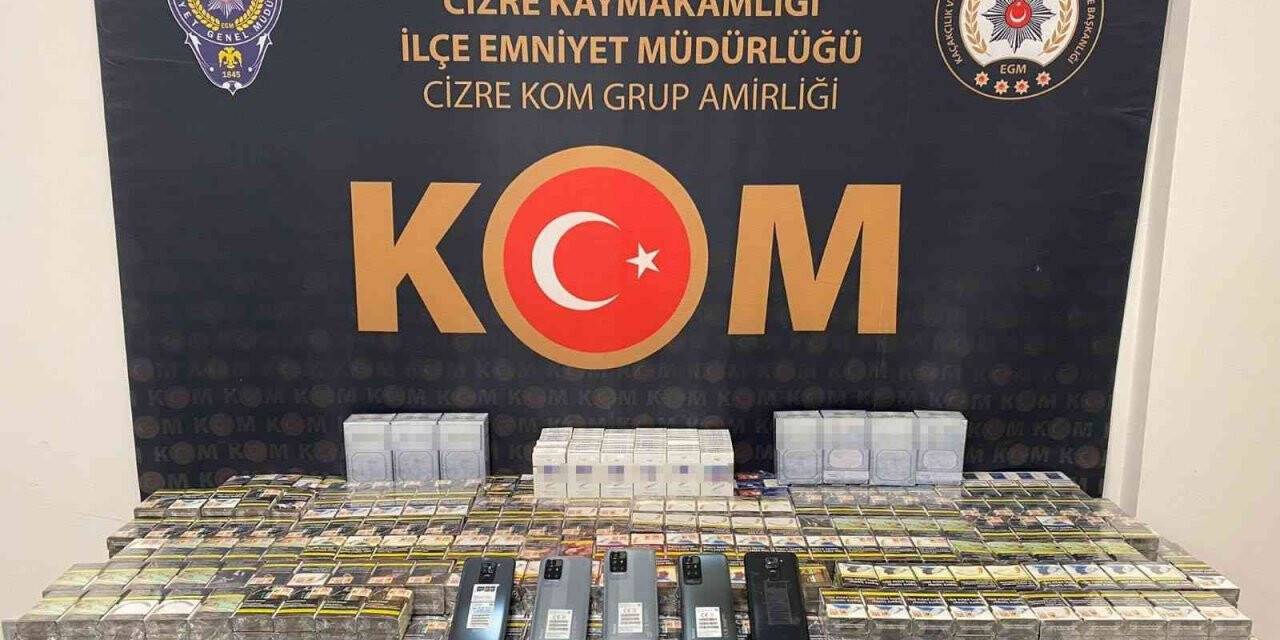 Şırnak’ta kaçakçılık ve asayiş operasyonu: 55 gözaltı
