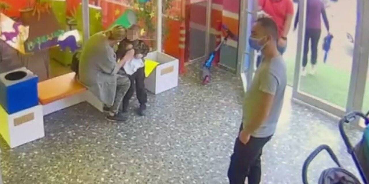 Kreşten yola fırlayan çocuğa okul servisi çarptı, ölümden saniyelerle kurtuldu