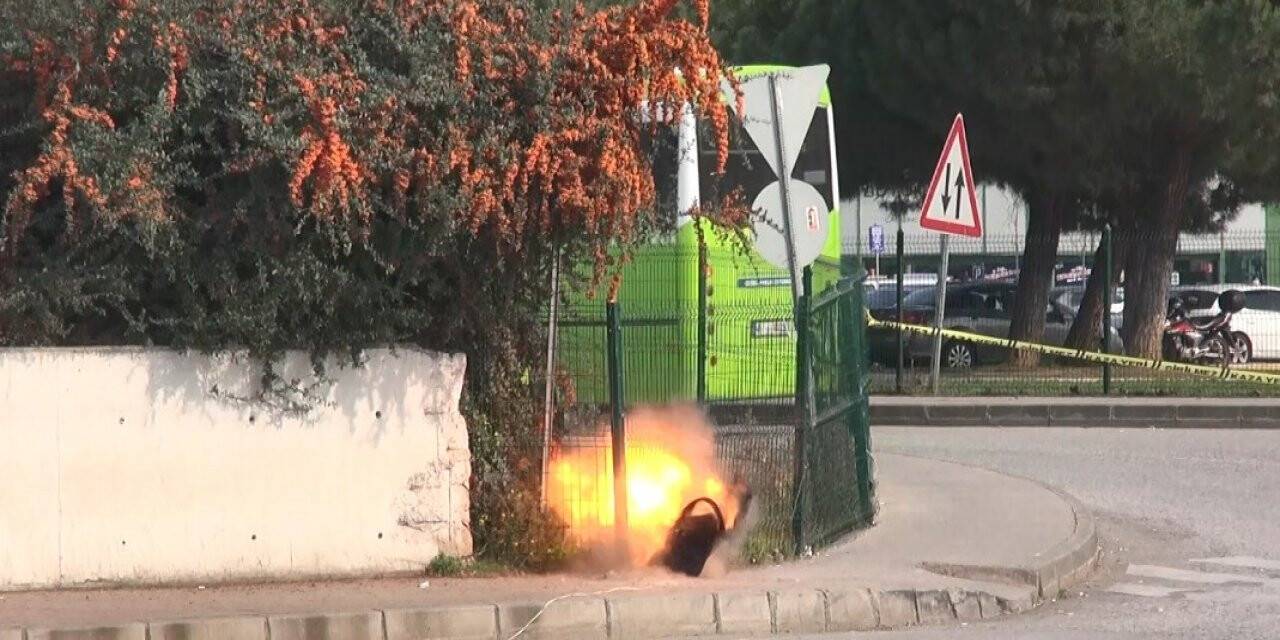 Judoculara şüpheli çanta şoku