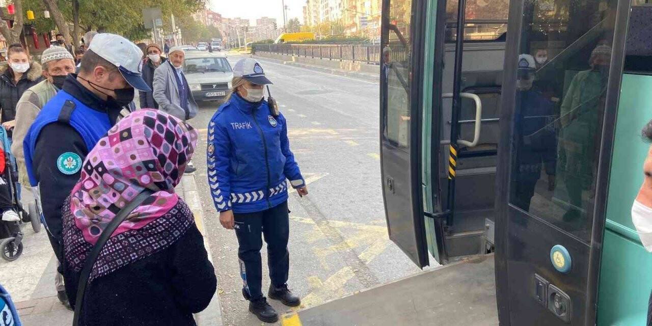 Toplu taşıma araçlarına sıkı denetim
