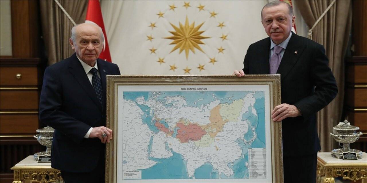 Cumhurbaşkanı Erdoğan, MHP Genel Başkanı Bahçeli'yi kabul etti