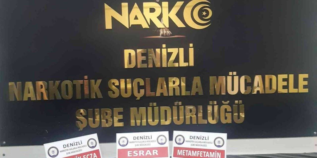Denizli’de 8 zehir taciri tutuklandı