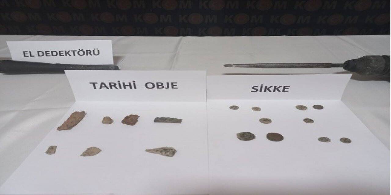 Kaçak kazı yapan 2 kişi suç üstü yakalandı