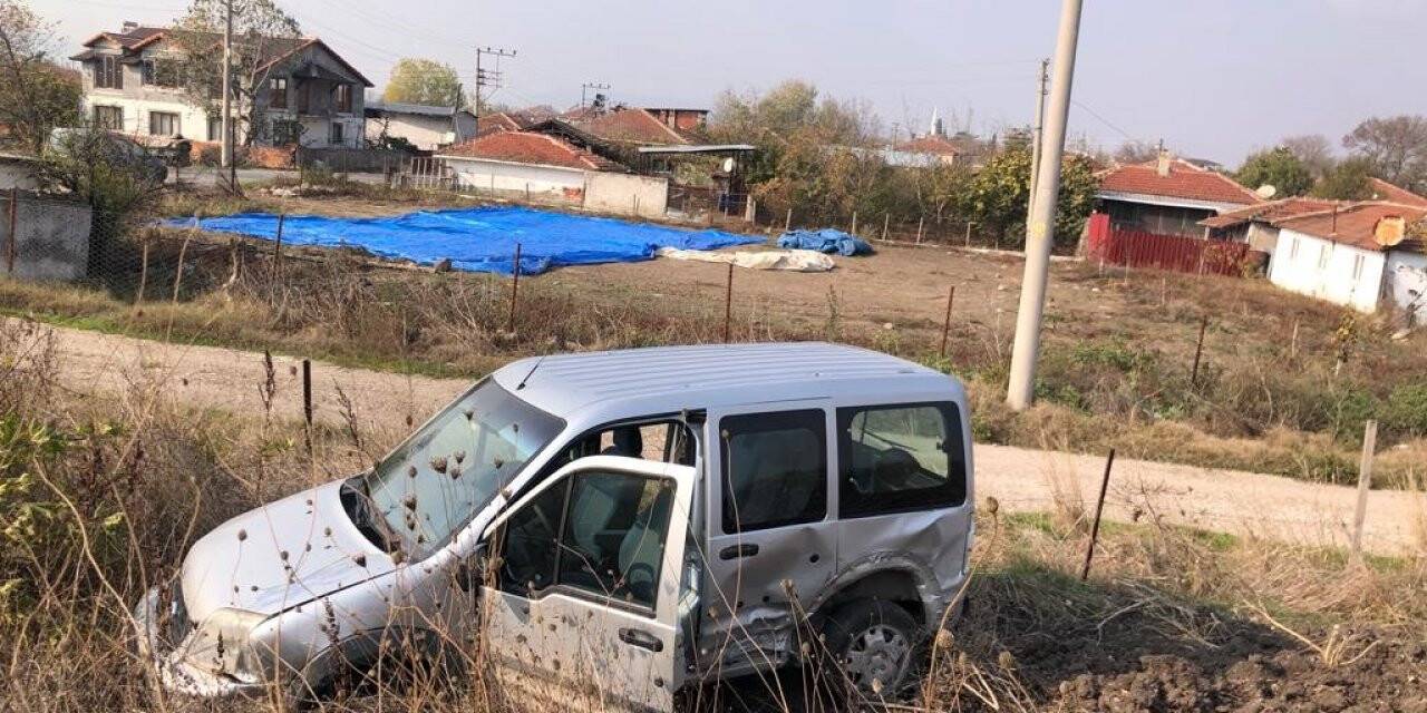 Manyas’ta trafik kazası: 1 yaralı