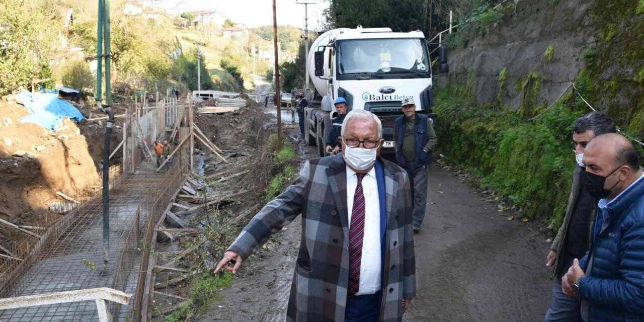 Başkan Posbıyık, Sakindere’de denetimde bulundu