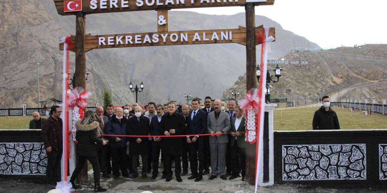 Hakkari’deki “Sere Solan Parkı” hizmete açıldı