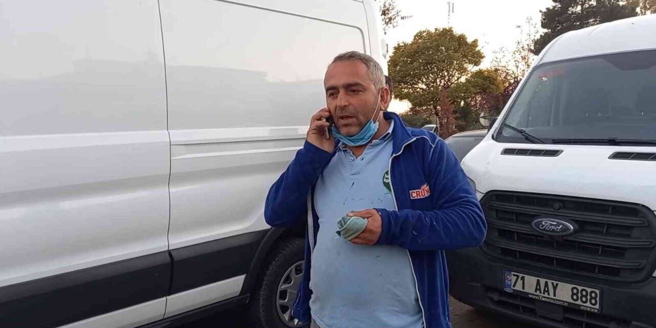 Kırıkkale’de kazada parmağı kopan sürücünün rahatlığı şaşırttı