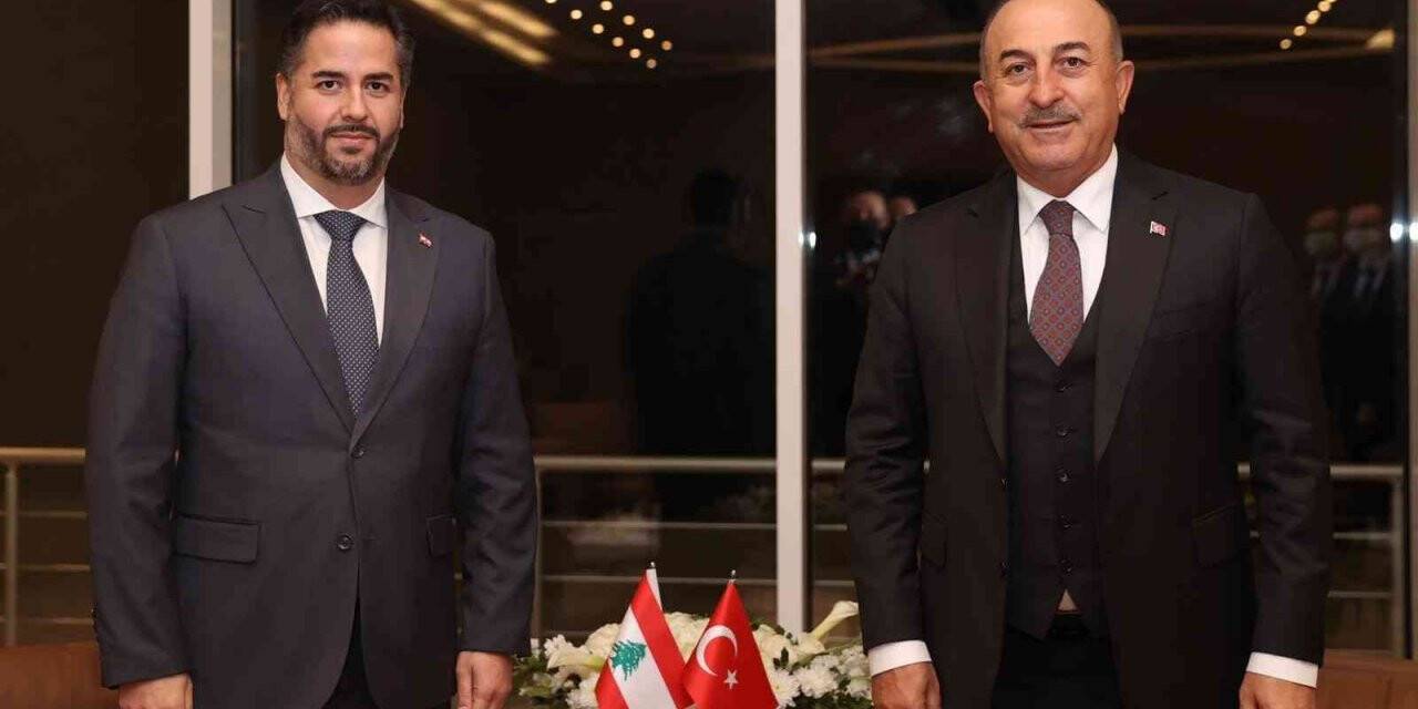 Dışişleri Bakanı Çavuşoğlu, Lübnan Ekonomi ve Ticaret Bakanı Salam ile görüştü