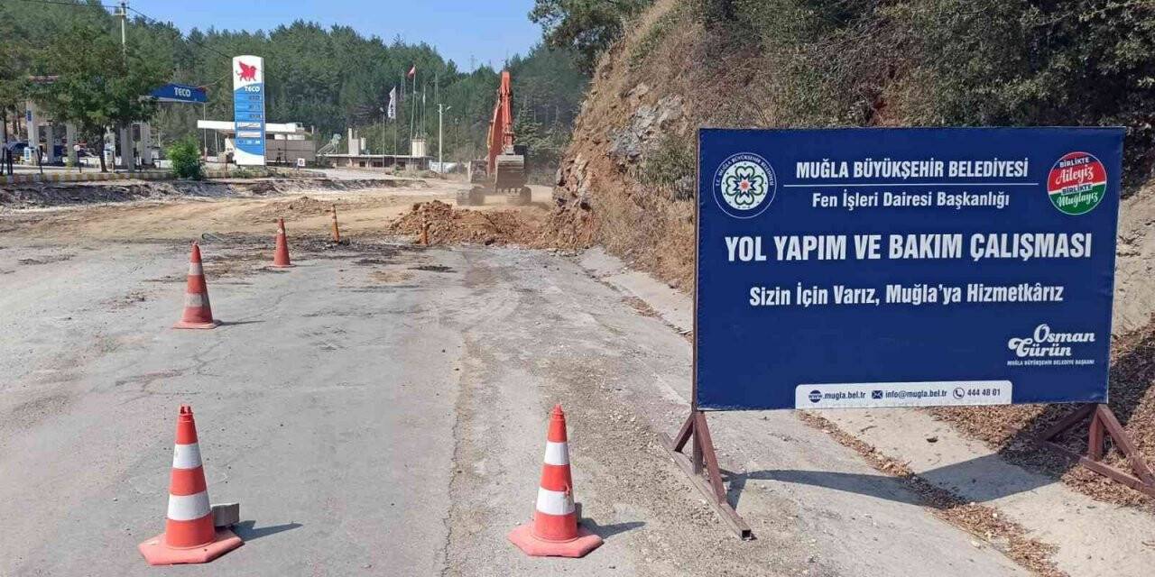 Kavaklıdere’nin ana caddesini yenileniyor