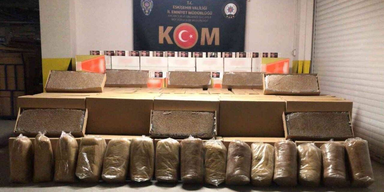 Eskişehir’in en büyük kaçak tütün operasyonu