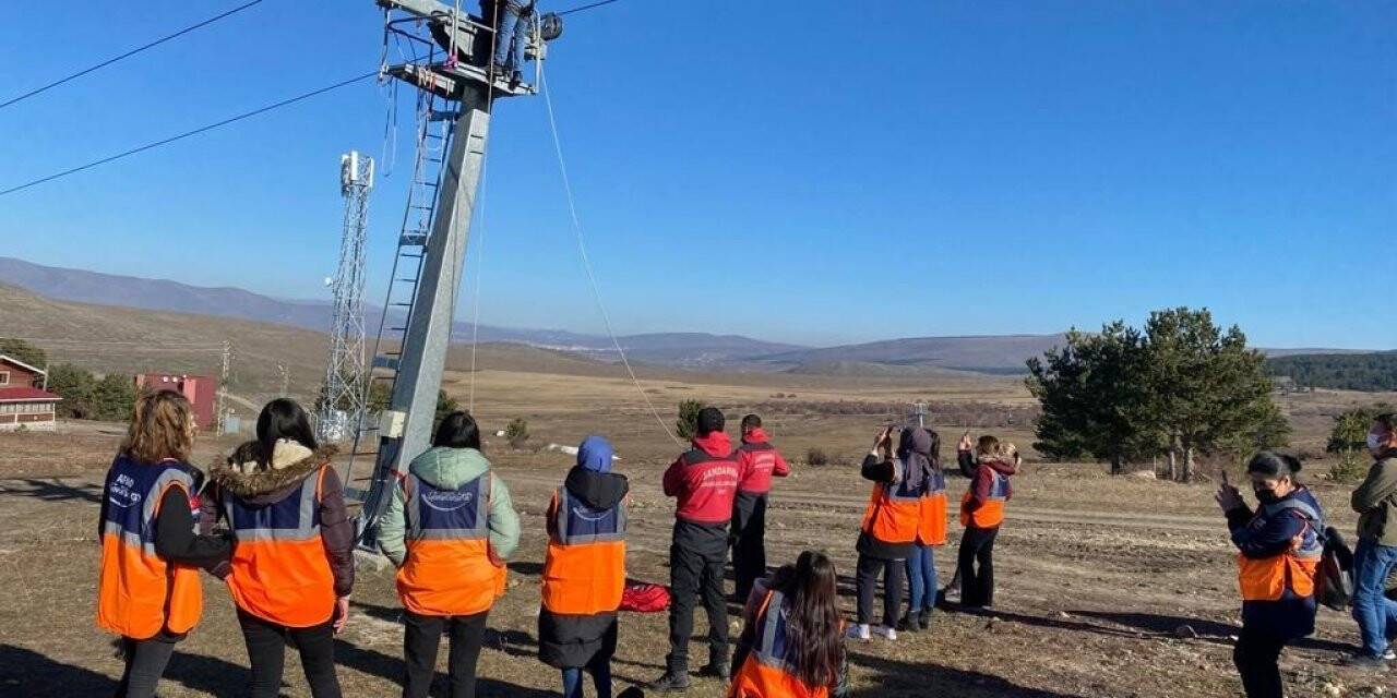 Jandarma, AFAD gönüllülerine eğitim veriyor
