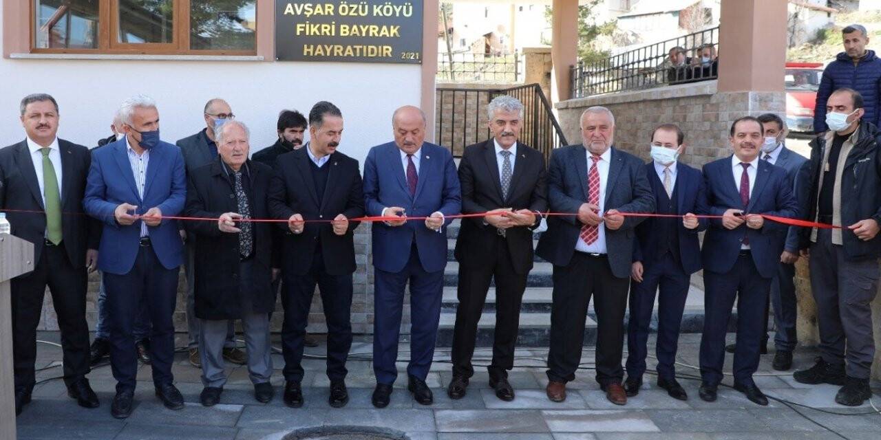 Refahiye Merkez Camisinde, cami müştemilatı, şadırvan, gasilhane ve eklentilerinin açılış töreni gerçekleşti