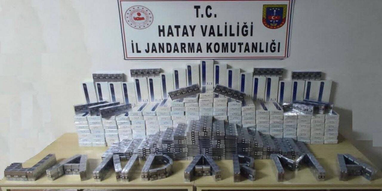 Hatay’da 2 bin 900 paket kaçak sigara ele geçirildi