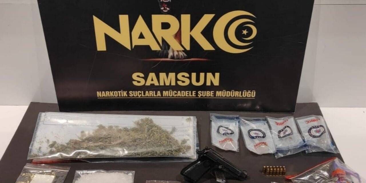 Samsun’da uyuşturucu operasyonu: 5 gözaltı