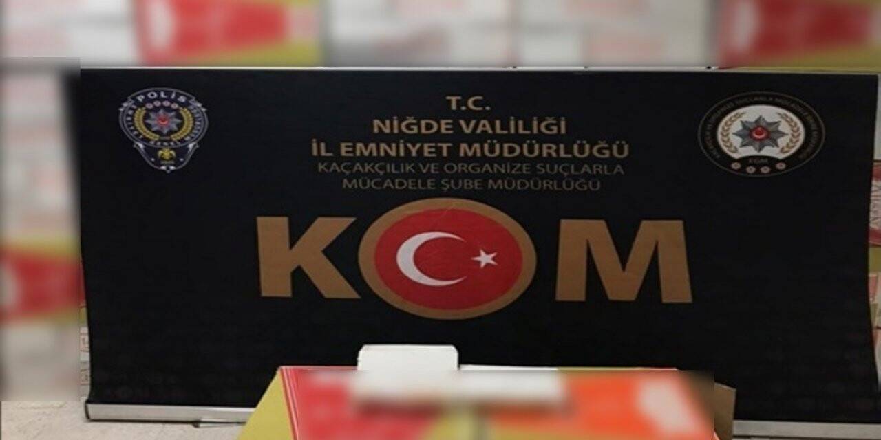 Gümrük kaçağı 1 milyon 500 bin makaron ele geçirildi