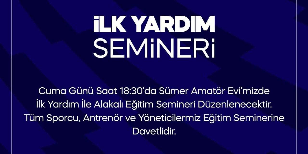 Kayseri ASKF ilk yardım semineri düzenleyecek