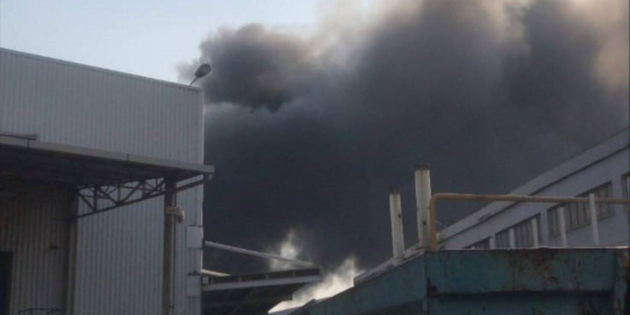 Bursa’da Organize Sanayi Bölgesi’nde fabrika yangını