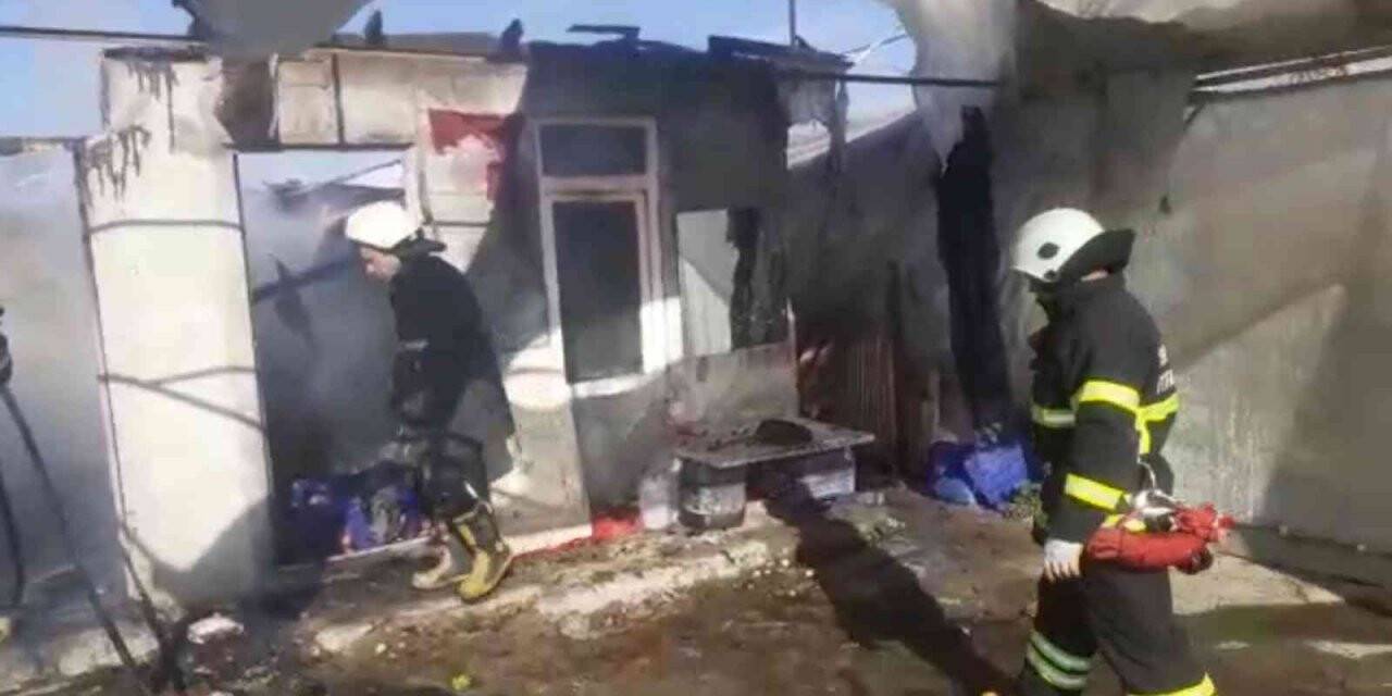 Sobayı yakmak isterken evi yaktılar