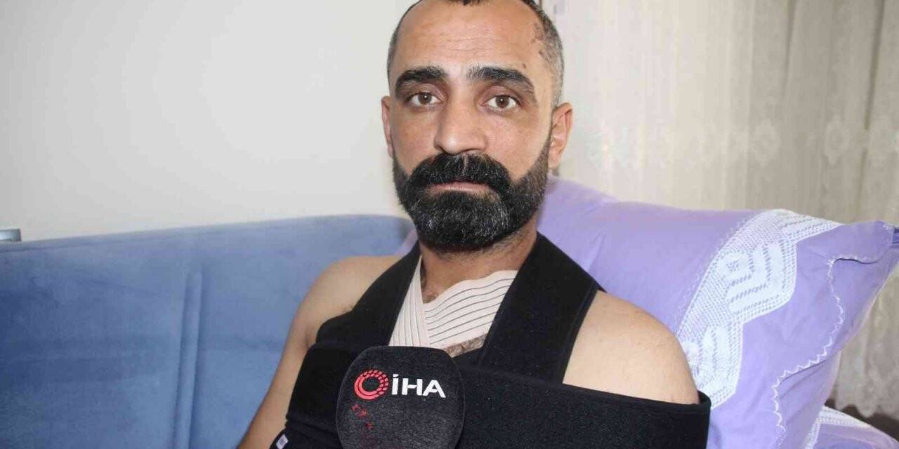Üzerine 10’uncu kattan kadın düşen adam, hastaneden taburcu oldu