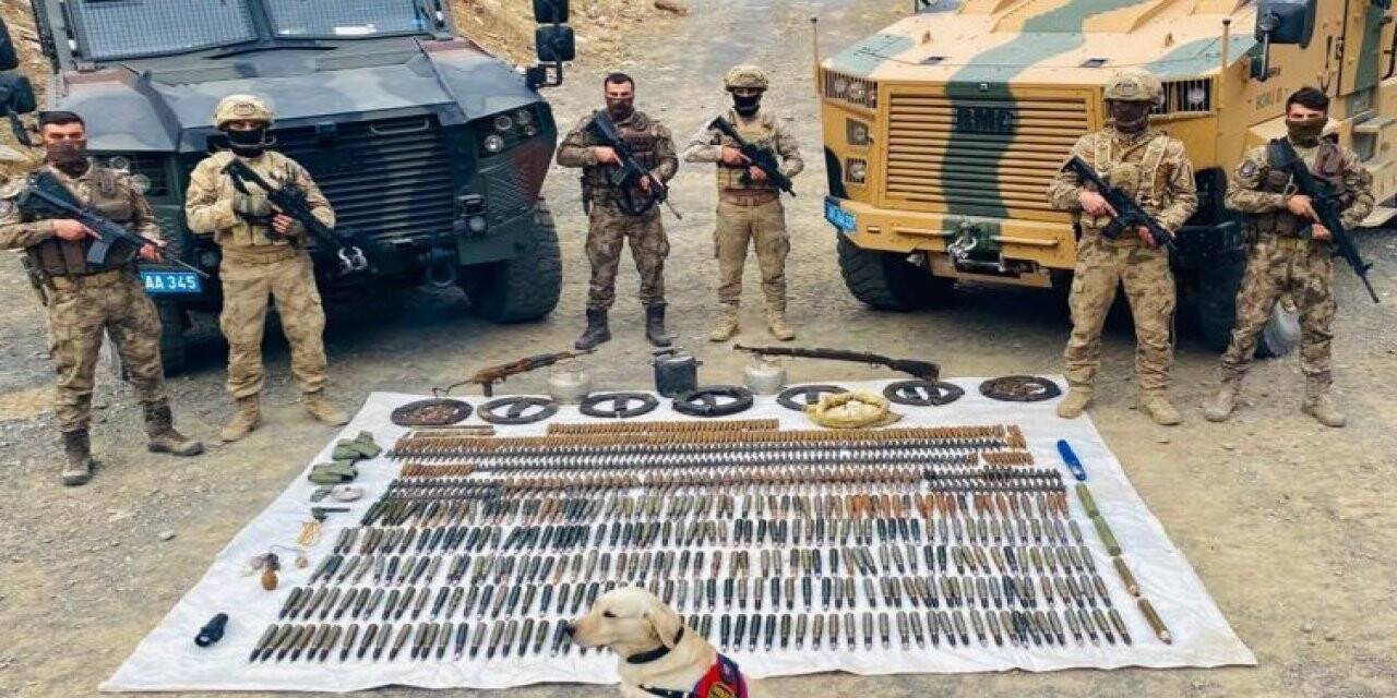 Eren-14/Kış-4 Operasyonunda mühimmat ele geçirildi