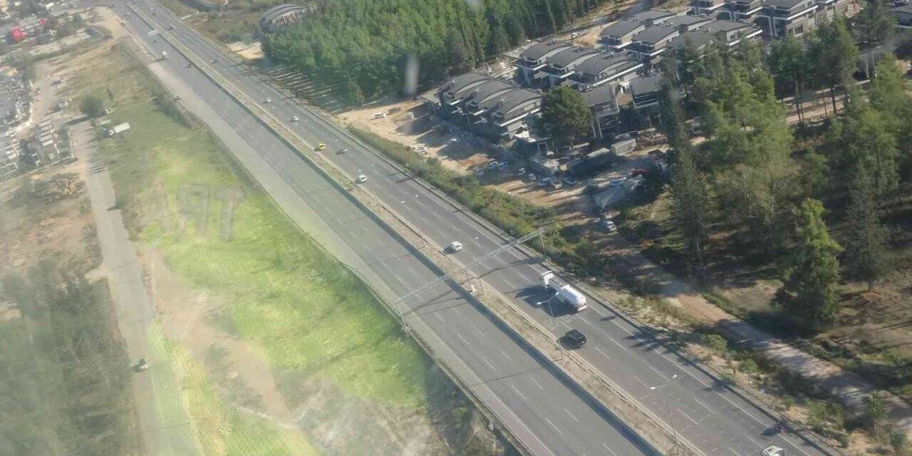 Antalya’da havadan ve karadan trafik denetimleri