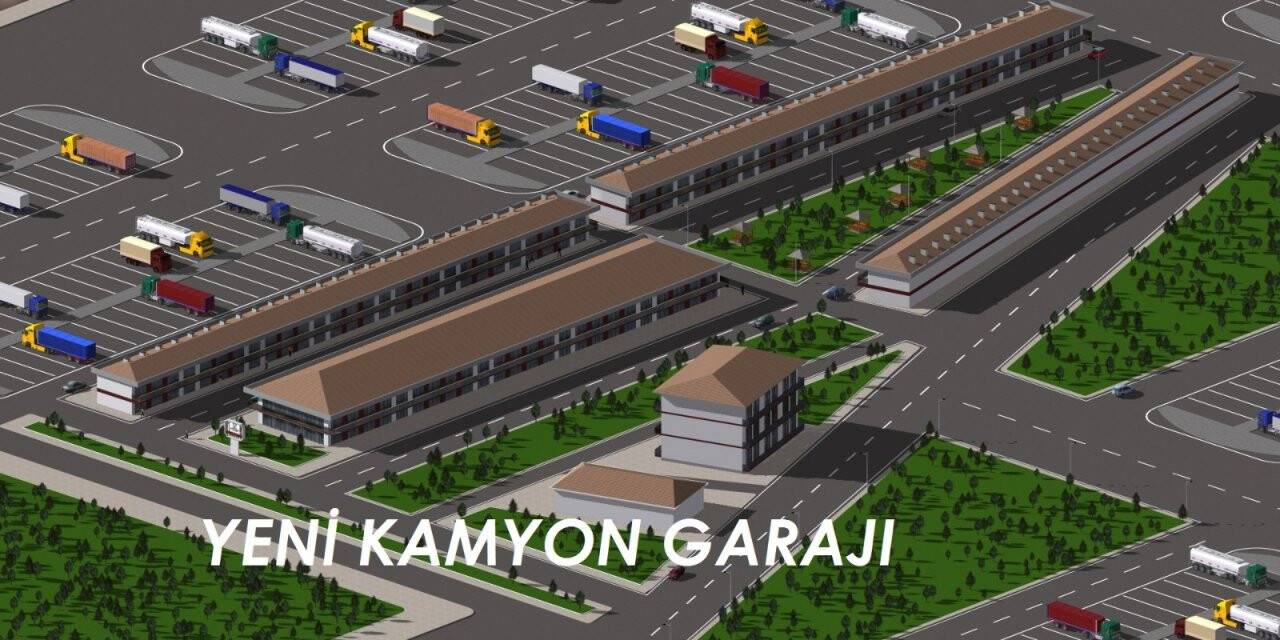 Konya Şoförler Odası, yeni kamyon garajını tanıttı