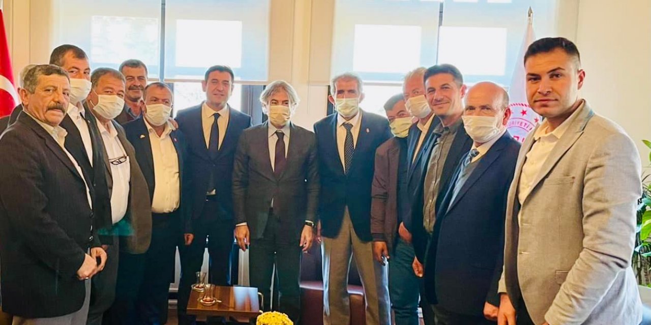 Hüyük Belediye Başkanı Çiğdem, Ankara'da ziyaretlerde bulundu