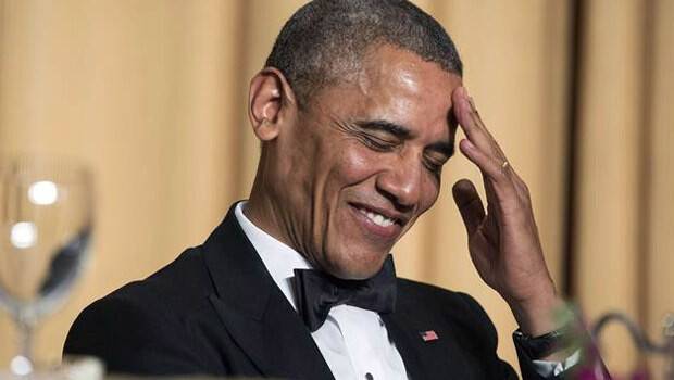 Obama esprileriyle geceye damga vurdu