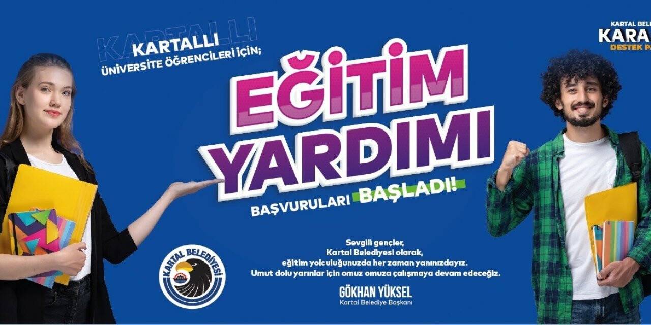 Kartal Belediyesi’nden üniversite öğrencilerine eğitim desteği