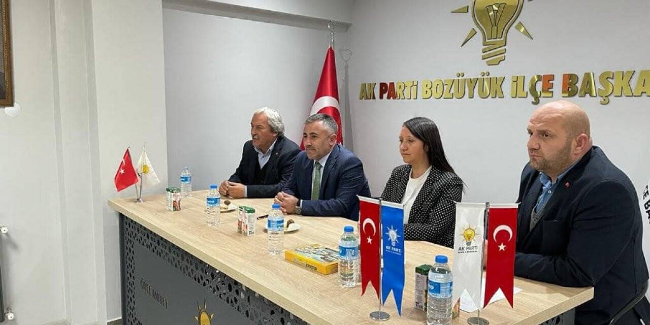 İl Başkanı Yıldırım, Bozüyük ilçe teşkilatıyla bir araya geldi