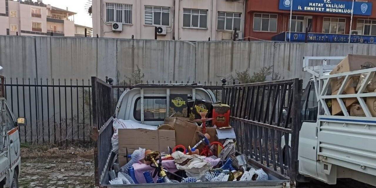 Hatay’da nargile malzemeleri çalan şüpheliler yakalandı