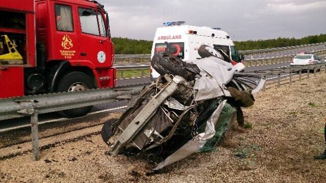 Kızılcahamam'da Trafik Kazası: 1 Ölü, 1 Yaralı