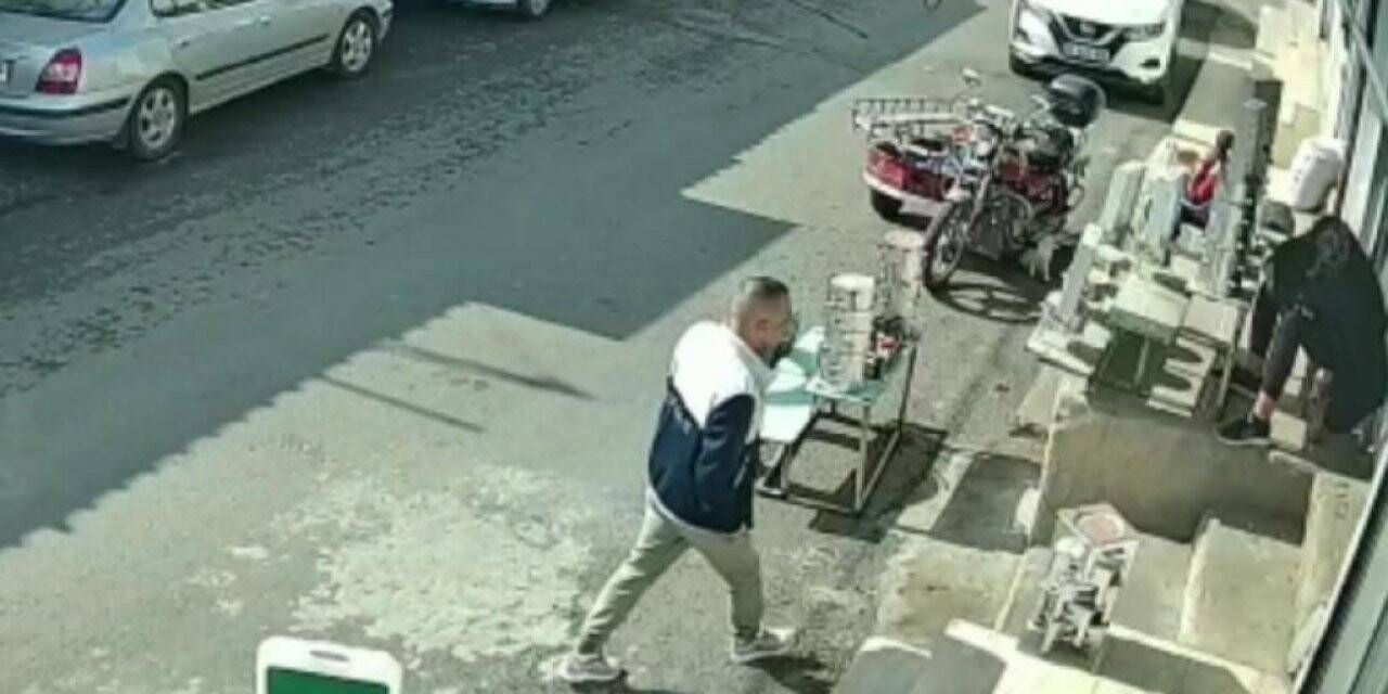 Yankesici kamera görüntülerinden kendini ele verdi