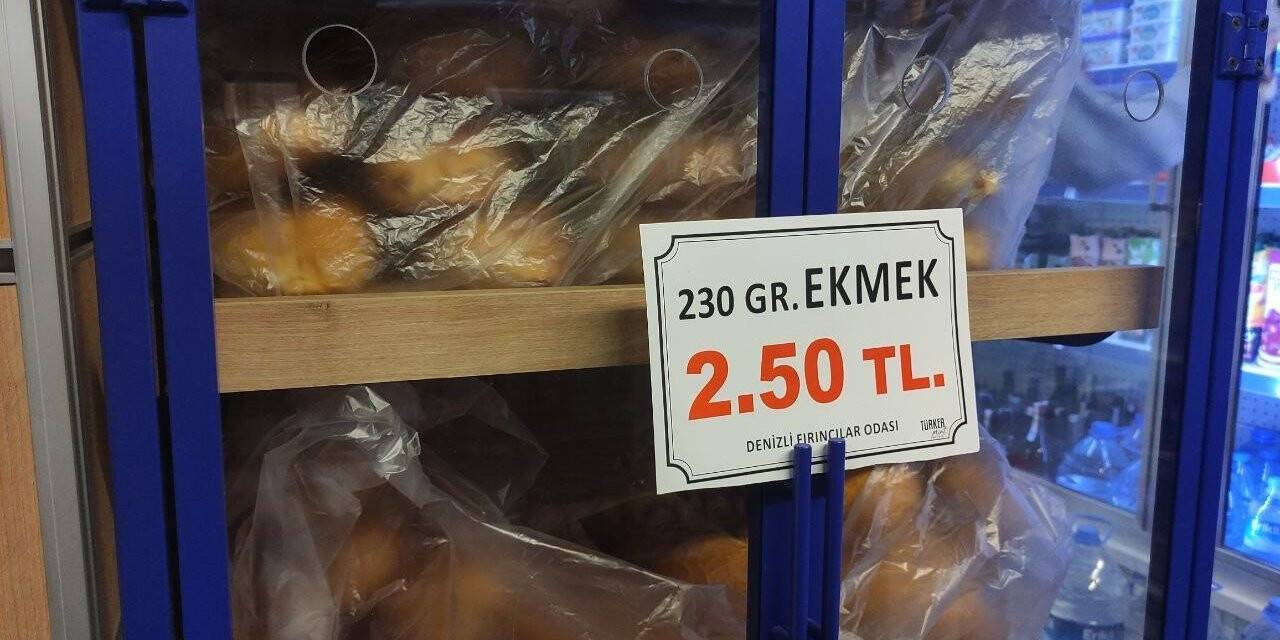 Tartışmalı zam hayata geçti, Denizli’de ekmek 2.5 TL oldu
