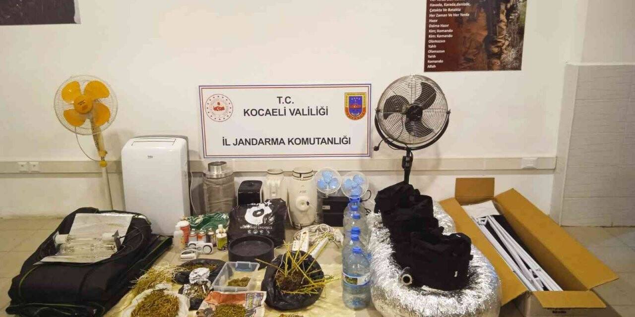 Uyuşturucu yetiştirmek için evine özel düzenek kurmuş