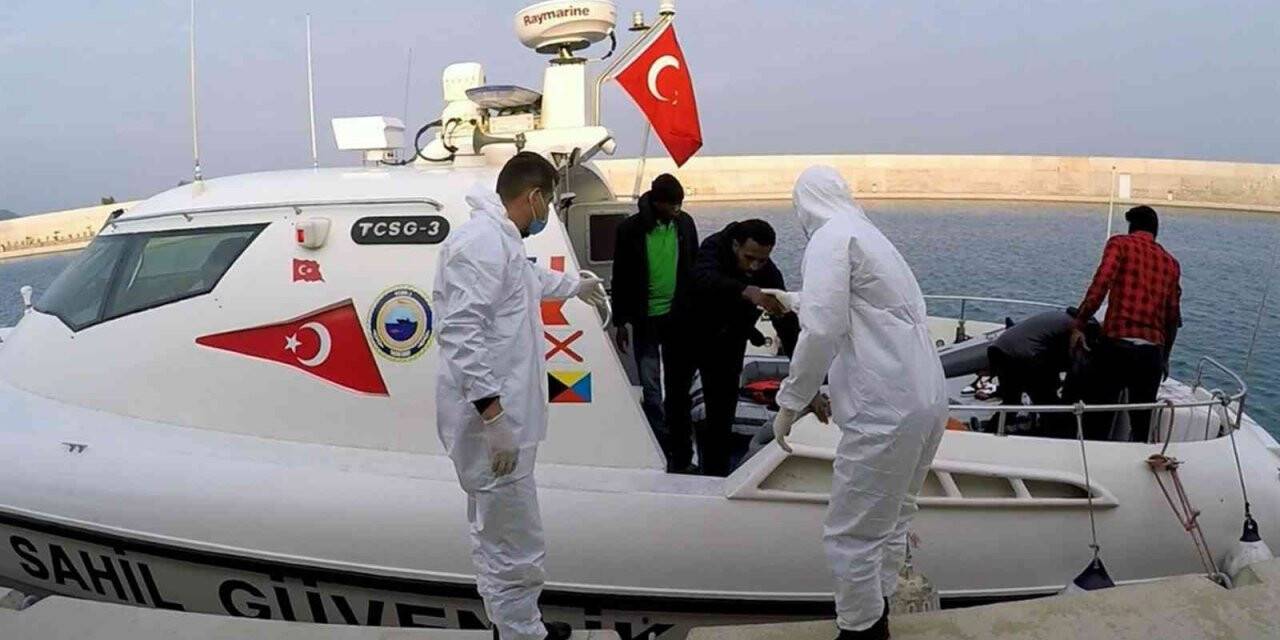 Datça’da 6 düzensiz göçmen kurtarıldı