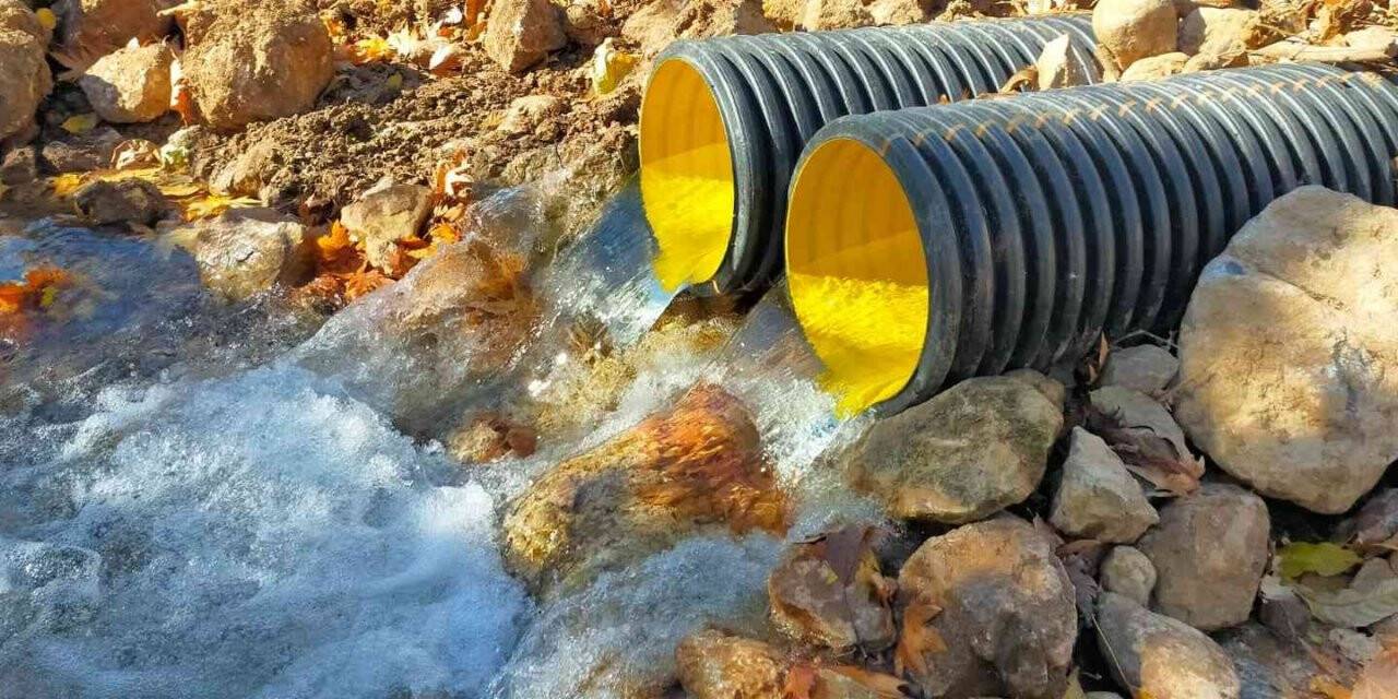 Akseki Gümüşdamla içme suyu hattında kış hazırlığı