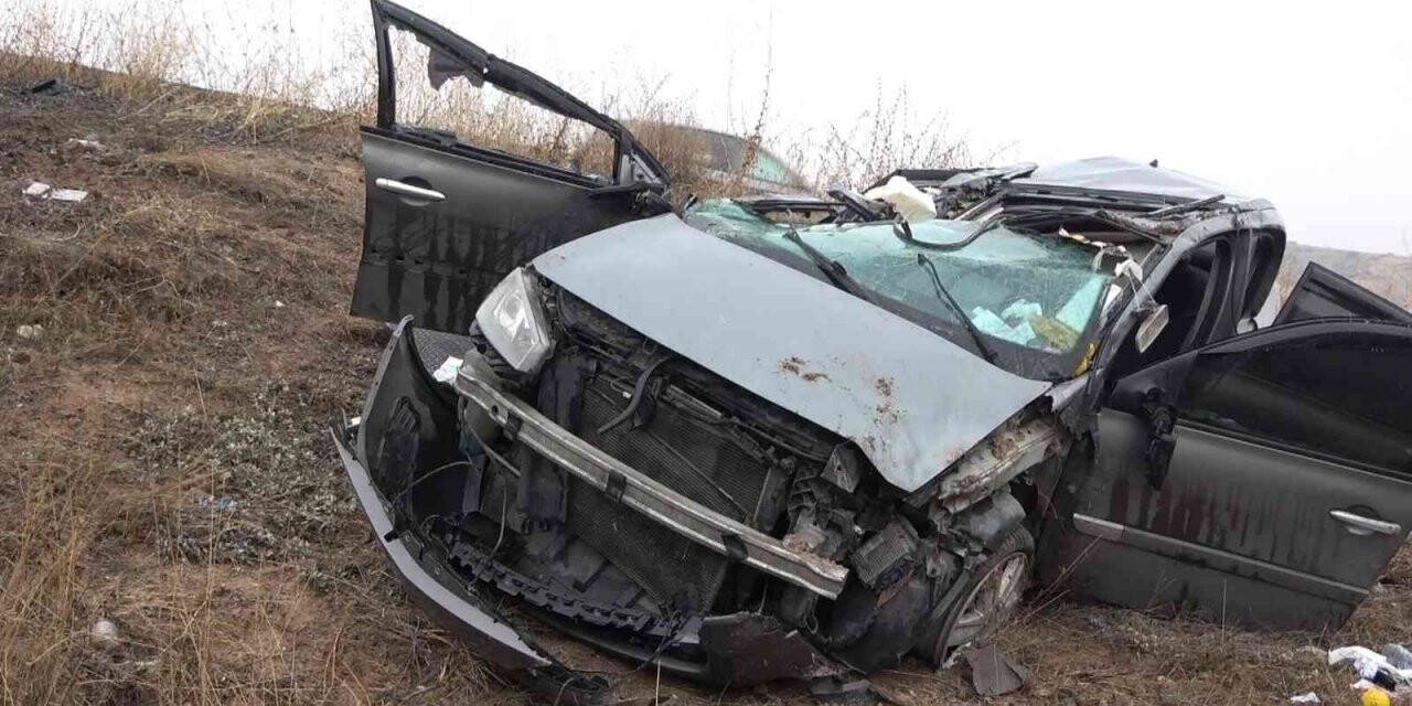 Ankara’da virajı alamayan araç takla attı: 1 ölü, 1 ağır yaralı