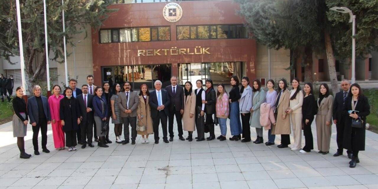 Kazakistanlı 25 öğrenci Fırat Üniversitesi’nde staj yapacak